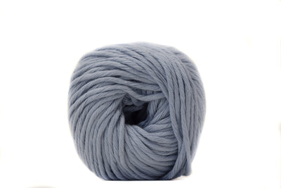 ORGANIC COTTON BALL 2MM - SMOKE BLUE COLOR