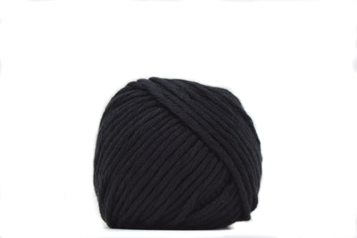 ORGANIC COTTON BALL 2MM - BLACK COLOR