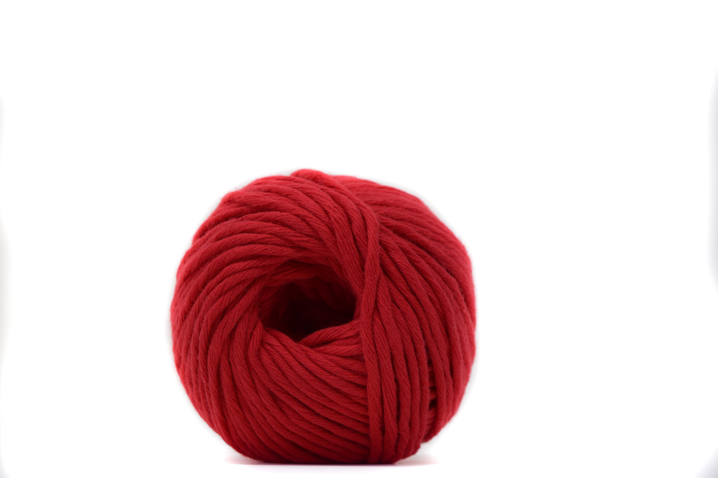 ORGANIC COTTON BALL 2MM - RED COLOR