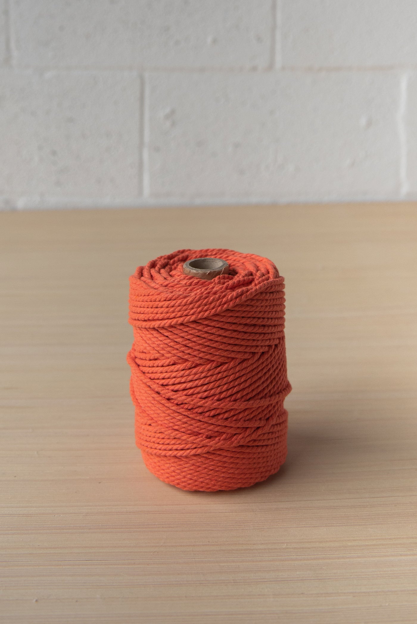 COTTON ROPE ZERO WASTE 3 MM - 3 PLY - GRAPEFRUIT COLOR