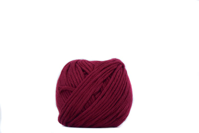 ORGANIC COTTON BALL 2MM - BURGUNDY COLOR