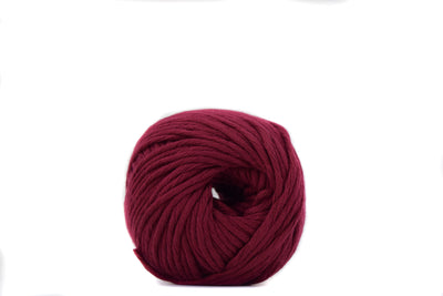 ORGANIC COTTON BALL 2MM - BURGUNDY COLOR