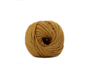 ORGANIC COTTON BALL 2MM - OCHER COLOR