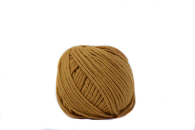 ORGANIC COTTON BALL 2MM - OCHER COLOR