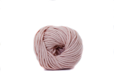 ORGANIC COTTON BALL     2MM -  PALE PINK COLOR