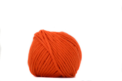 ORGANIC COTTON BALL 2MM - PAPAYA COLOR