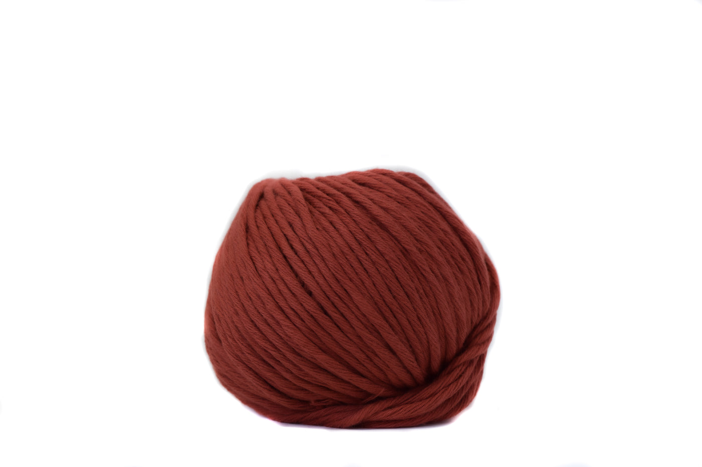 ORGANIC COTTON BALL 2MM - RUST COLOR