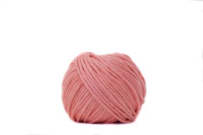 ORGANIC COTTON BALL 2MM -  SALMON COLOR