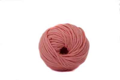 ORGANIC COTTON BALL 2MM -  SALMON COLOR