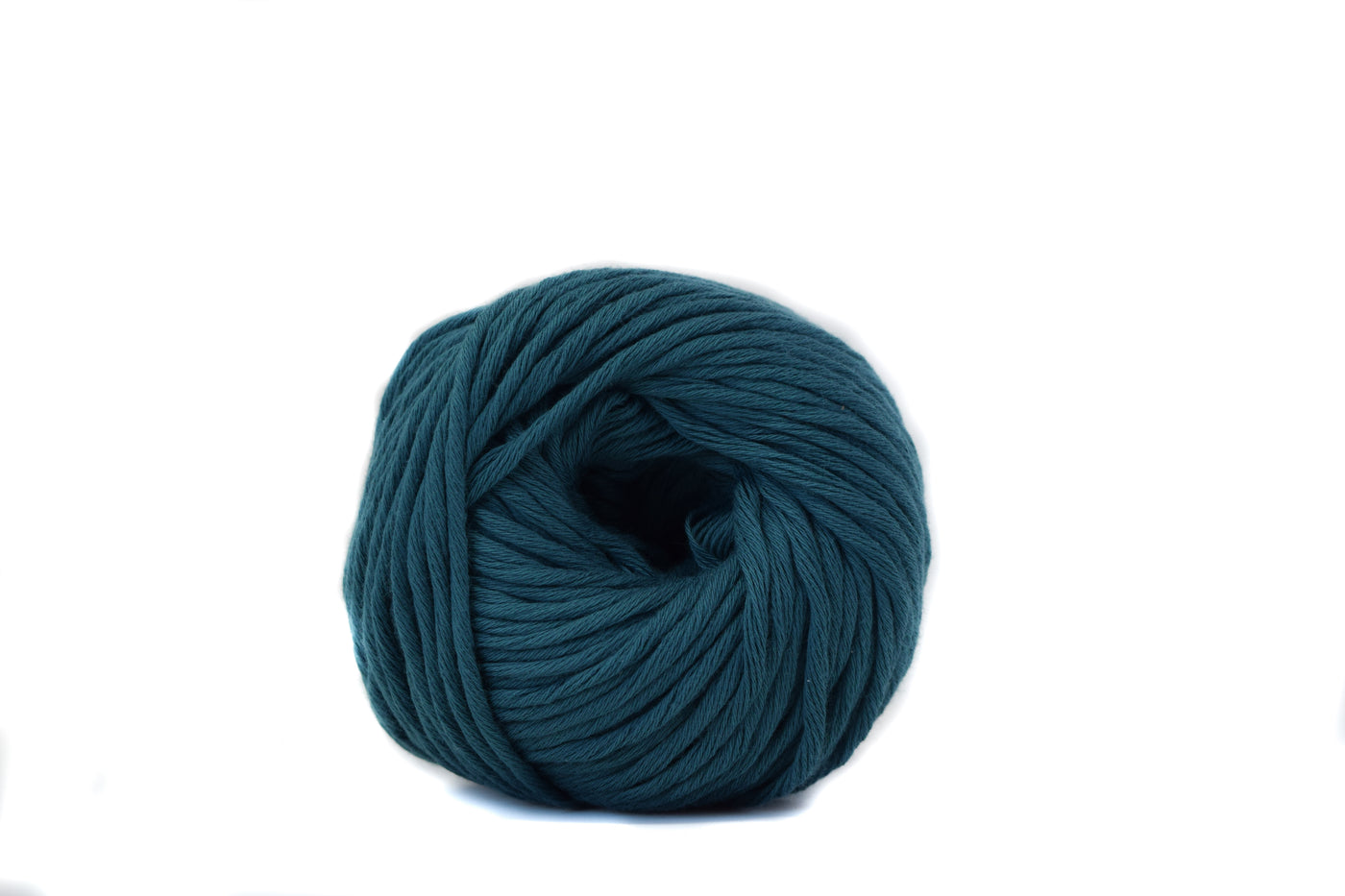 ORGANIC COTTON BALL 2MM - TEAL COLOR