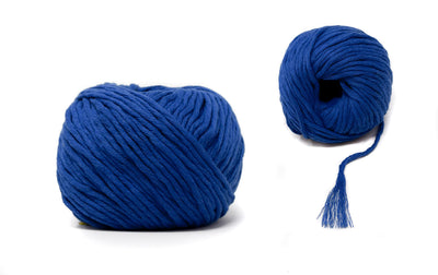 COTTON BALL ZERO WASTE 3 MM - ROYAL BLUE COLOR