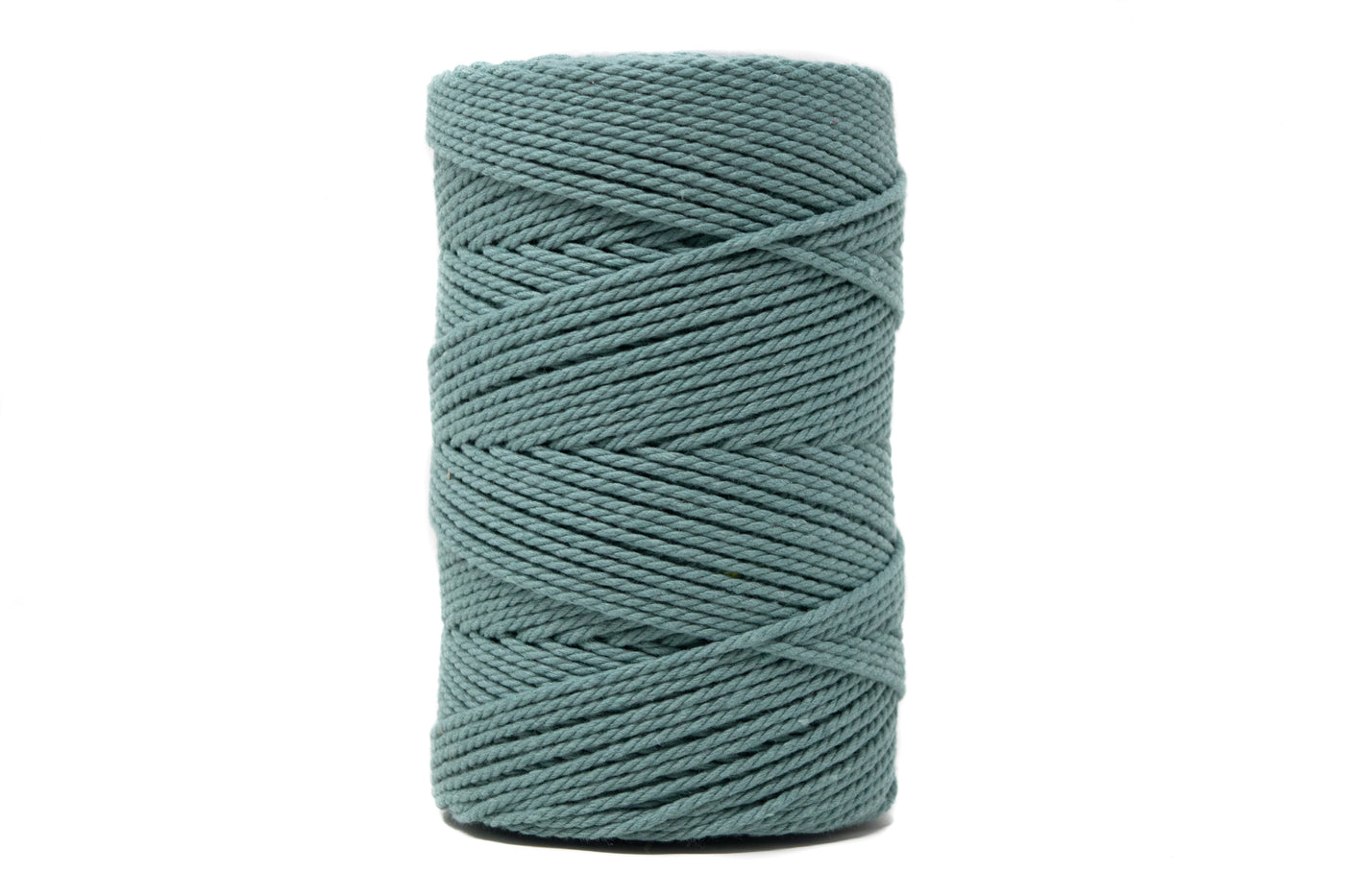 COTTON ROPE ZERO WASTE 2 MM - 3 PLY - JADE COLOR