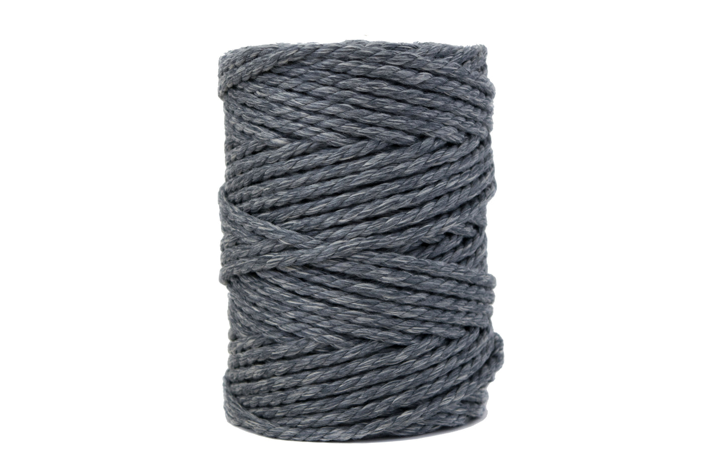OUTDOORS RECYCLED POLYESTER ROPE 5 MM - 3 PLY - GRAY COLOR