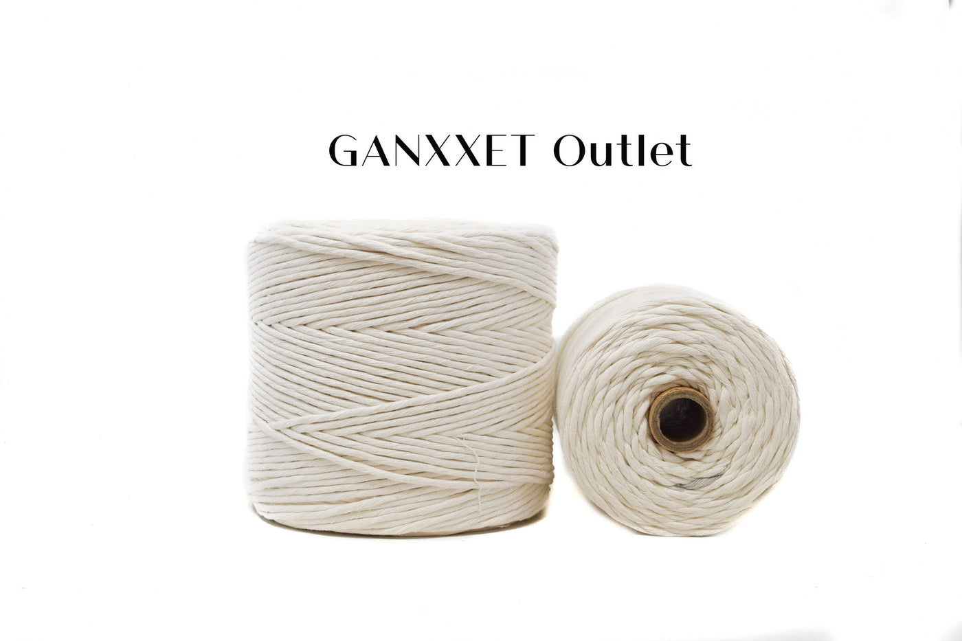 OUTLET SOFT COTTON CORD ZERO WASTE 4 MM - 1 SINGLE STRAND