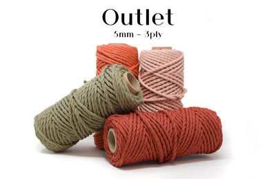 OUTLET COTTON ROPE ZERO WASTE 5 MM - 3 PLY