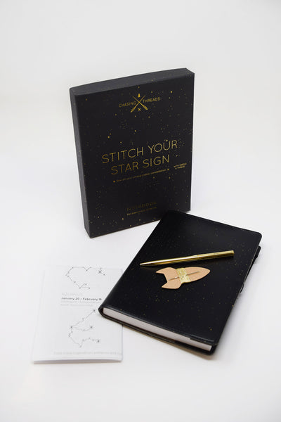 EMBROIDERY NOTEBOOK - STITCH YOUR STAR SIGN