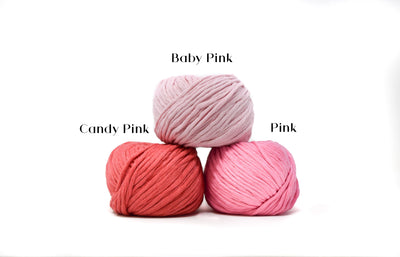 COTTON BALL ZERO WASTE 3 MM - PINK COLOR
