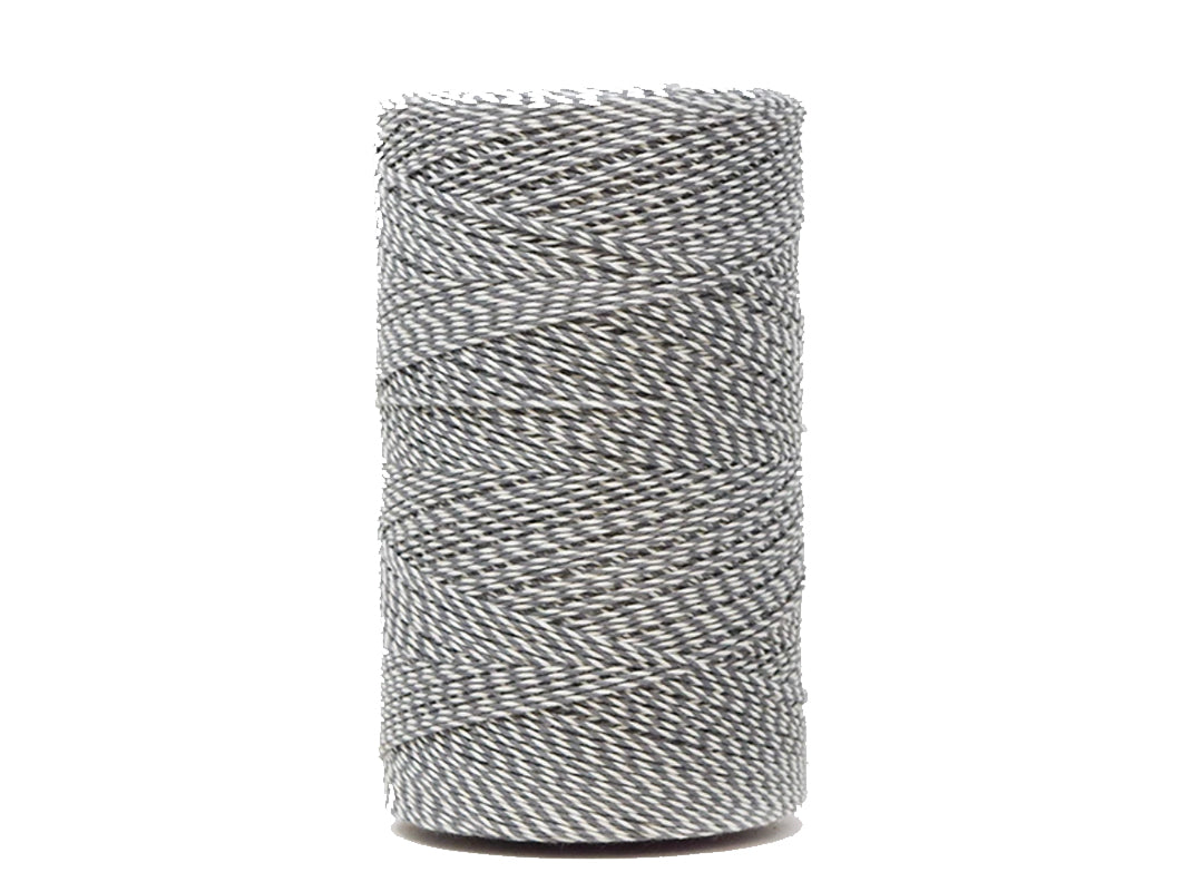 COTTON WARP 1.5 MM - WHITE/GRAY COLOR