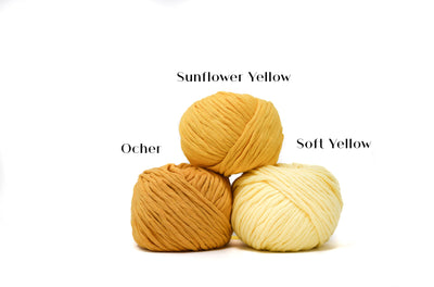 COTTON BALL ZERO WASTE 3 MM - SOFT YELLOW COLOR